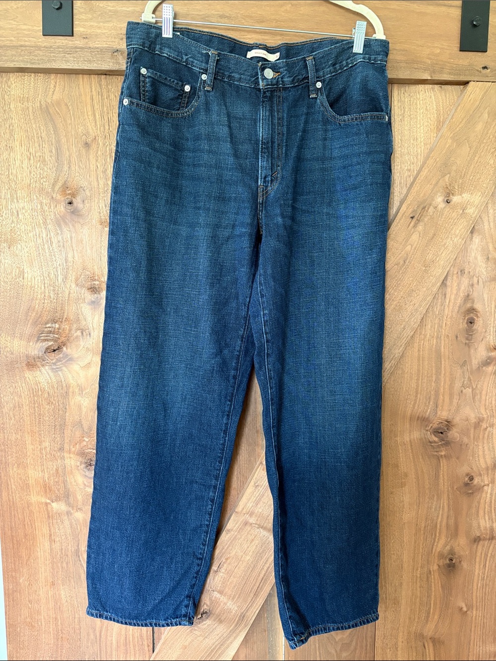 Levi's Women's High-Rise Straight Leg Jeans in Dark Indigo